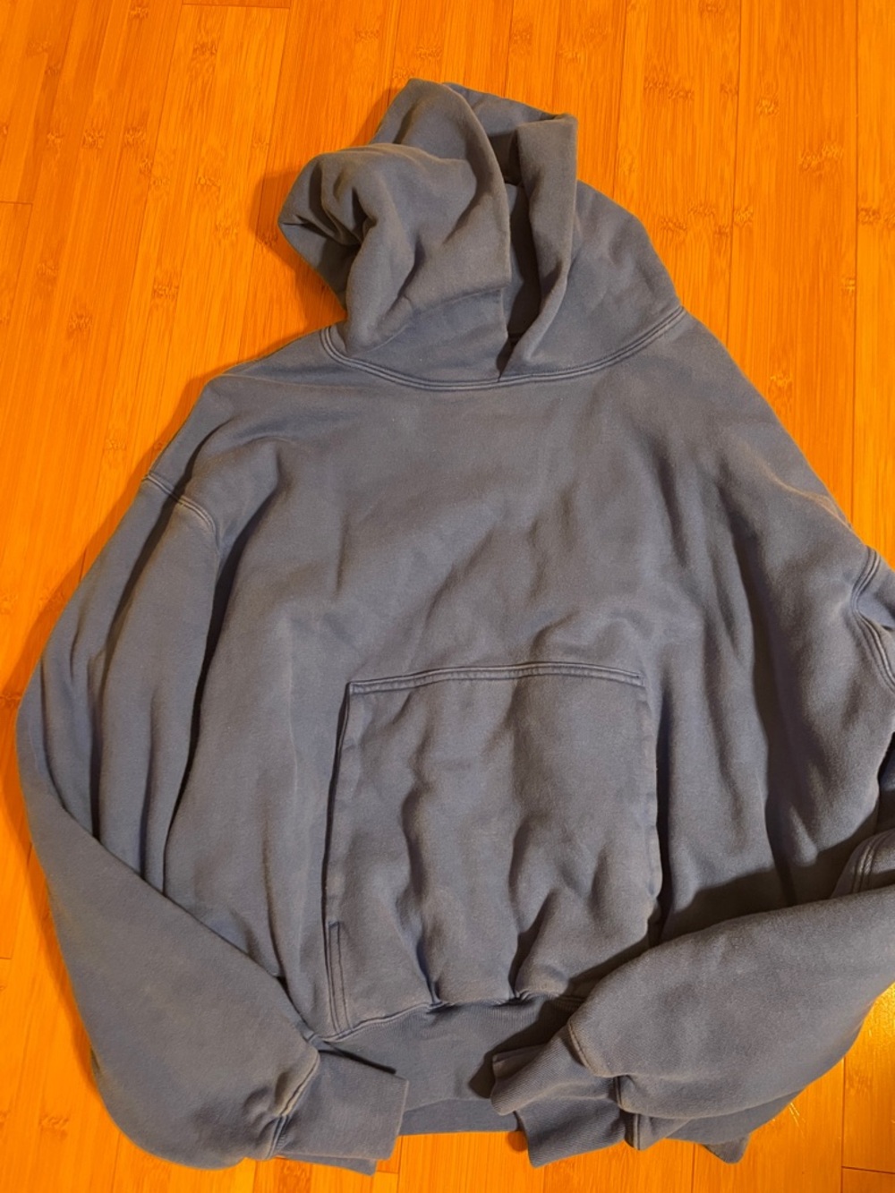 Yeezy Men's Hooded Sweatshirt - Royal Blue